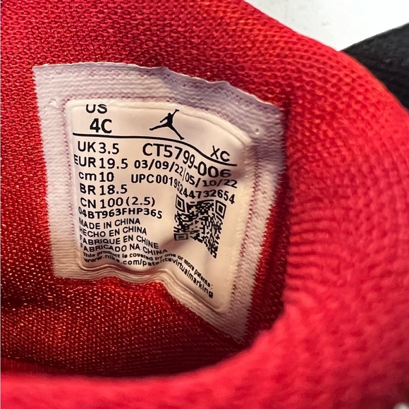 NEW Jordan Toddler Drip 23 Rain Boots Size 4C #CT5799 006 - Picture 6 of 7